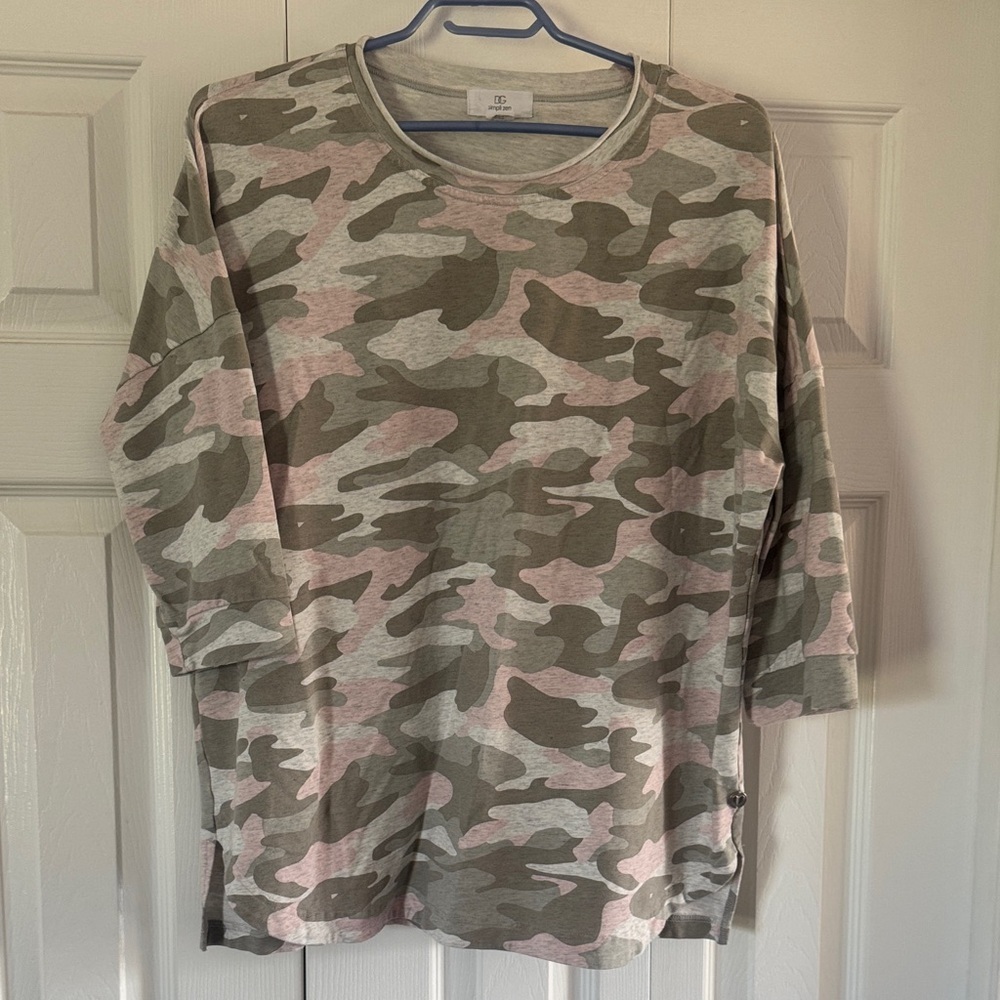 Camo Print Short Sleeve Tee